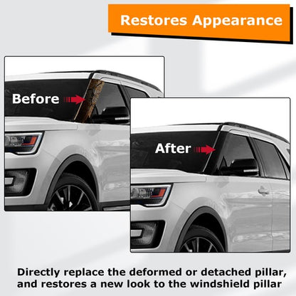 Solid Spare For 11-19 Ford Explorer Left Side Windshield A-Pillar Molding Inner Outer Trim