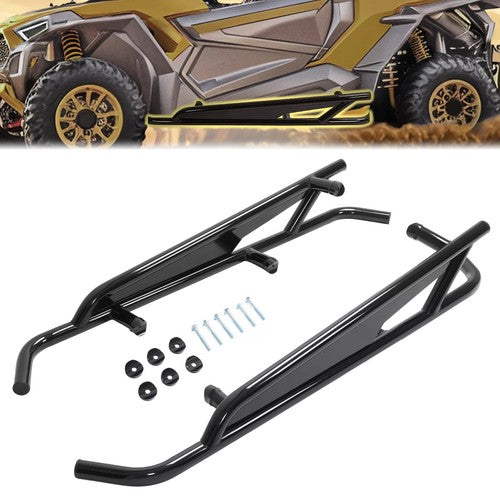 Solid Spare Rock Sliders Tree Kicker Side Nerf Bar For Can Am Maverick X3 2017-2025 2-Seater