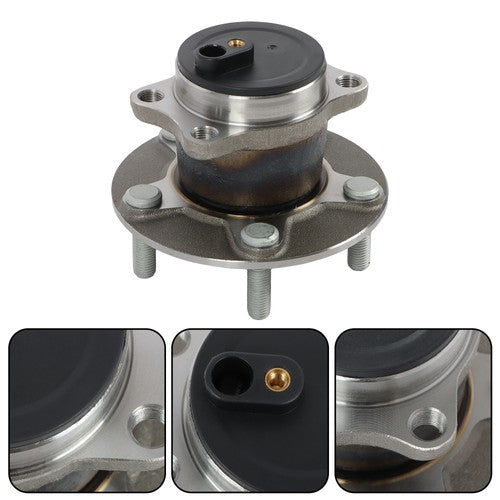 Solid Spare 1Pc Wheel Hub Bearing Rear For Mitsubishi Lancer Outlander 2008-2013 2.4L FWD