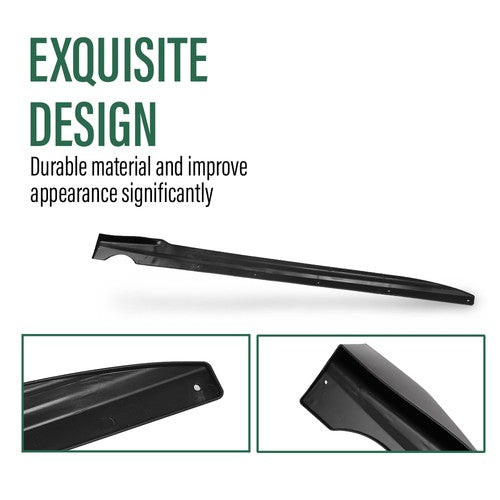 Solid Spare Side Skirts Extension Panel Fit For 2019-2025 BMW G05 X5 M Sport Gloss Black