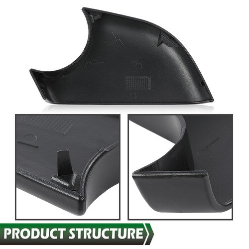 Solid Spare Fit For 2017-2022 Tesla Model 3 Right Side Door Mirror Cover Lower Holder Black