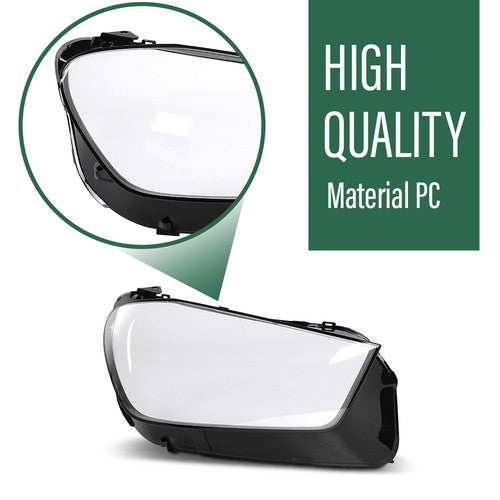 Solid Spare Headlight Replacement Lens Right Fit For 2020-2023 Mercedes-Benz GLE Class W167