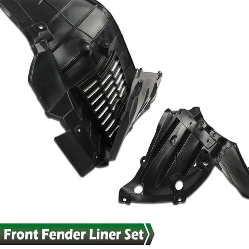Solid Spare Fit For 2013 Nissan Altima Front Driver & Passenger Fender Liner Splash Shield