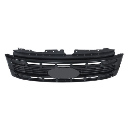 Solid Spare Fit For Ford F250 XL/XLT 2023 2024 Gloss Black Plastic Front Upper Grill Grille