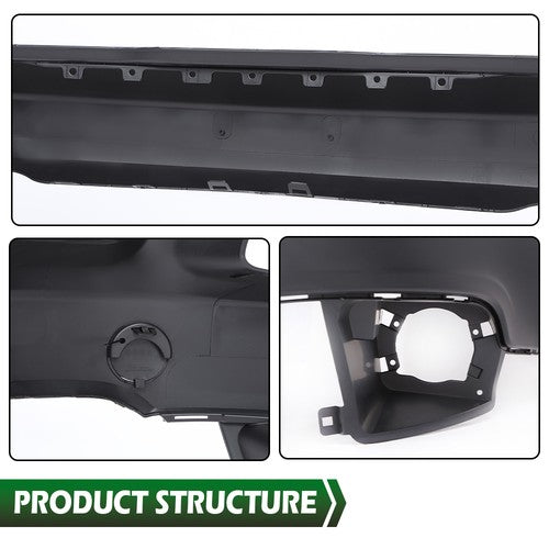 Solid Spare Fit For 2014-2018 Jeep Cherokee Front Upper Bumper Cover Replacement NEW