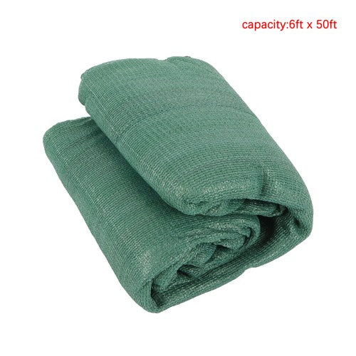 Solid Spare dark green 6FTx50FT garden privacy fence heavy duty barrier net with zip ties