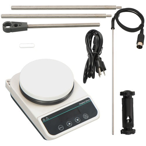 Solid Spare Magnetic Hotplate Stirrer with Temp Probe Bracket Plate Temp 310? 50-1500 rpm