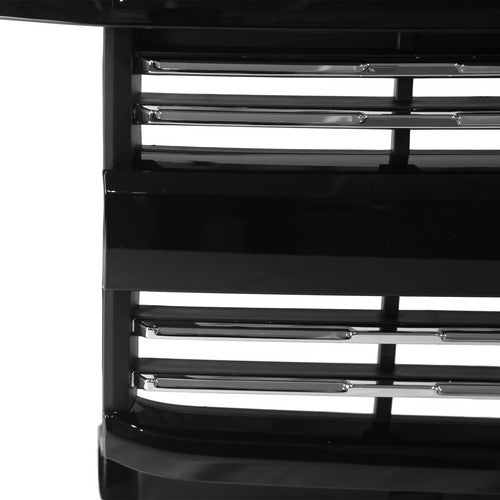 Fits Silverado 2500 HD 3500 HD 2015-2019 Front Upper Grille Hood Black Painted