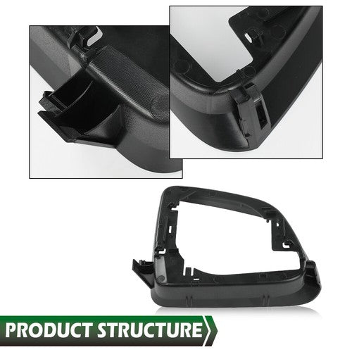 Solid Spare Fit For 2020-2023 Tesla Y Side Mirror Base Support Ring Frame Cover Driver Side