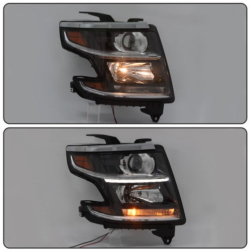 Solid Spare LED Daytime Running Lights For 2015-2020 Tahoe/Suburban W/Bulb&HID Ballasts RH