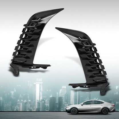 Solid Spare Front Bumper Trim W/o Sensor Hole Fit For 2025 Toyota Camry SE Sedan Left+Right