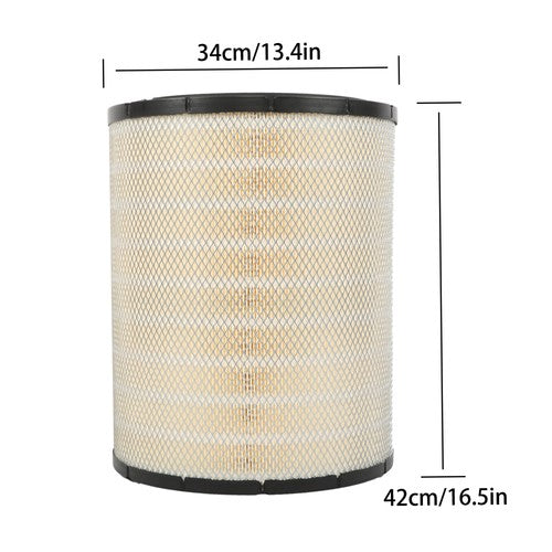 Solid Spare Air Filter For Volvo VN Truck 1998-2003 AF25435 8076195 RS3740 LAF5722 P540388