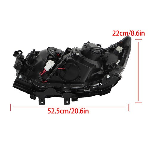Solid Spare Headlight Single RH Projector Headlamp Clear Lens For Subaru Forester 2006-2008