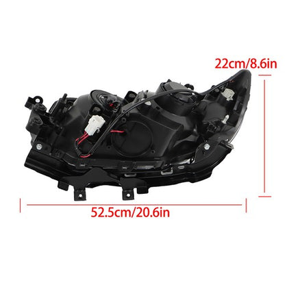 Solid Spare Headlight Single RH Projector Headlamp Clear Lens For Subaru Forester 2006-2008