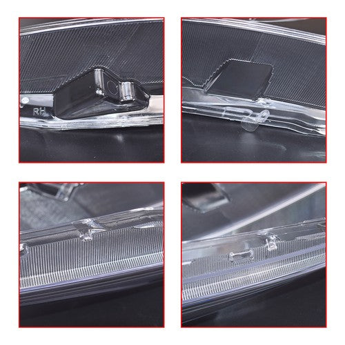 For 2014-2017 Volvo XC60 Headlight Lens Cover Left & Right Headlight Cover