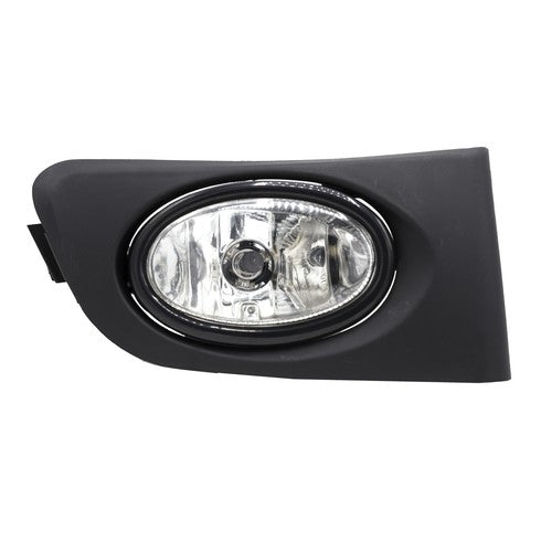 Fits 2001-2003 Honda Civic Sedan Front Mesh Grille & Clear Lens Fog Lights Lamps
