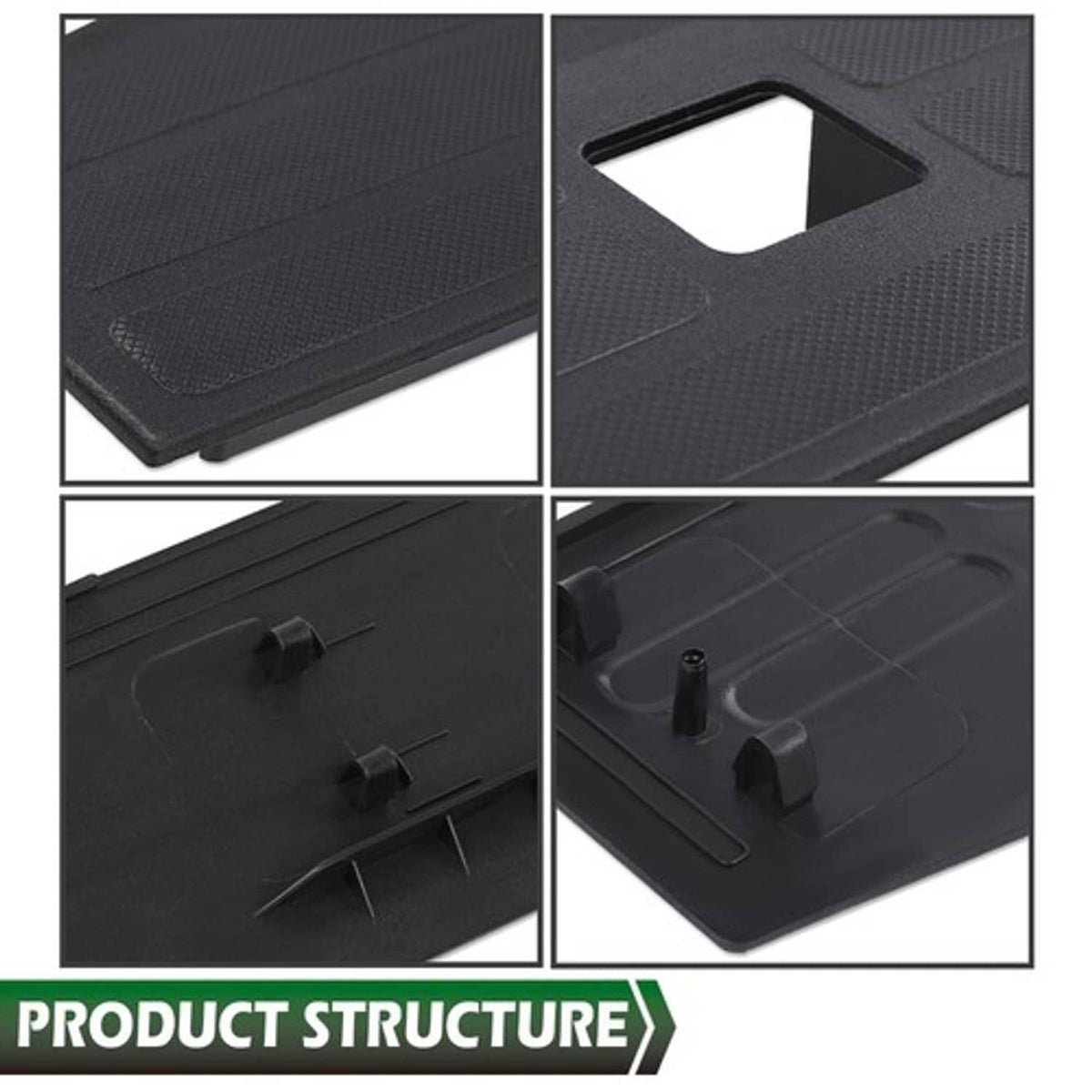 Solid Spare Tailgate Molding Flexible Top Trim Cap For 2017-2022 Ford F-250 F-350 FO1904134