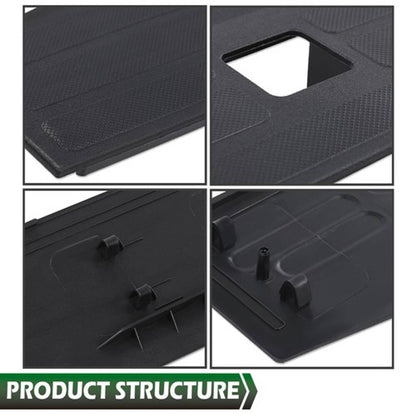 Solid Spare Tailgate Molding Flexible Top Trim Cap For 2017-2022 Ford F-250 F-350 FO1904134