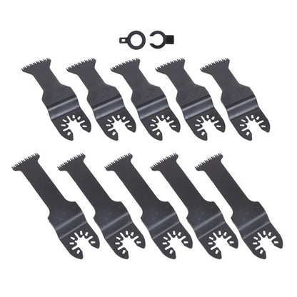 Solid Spare 10 PCS Oscillating Multitool Blades Kit Japanese Tooth Saw Blades Extra-Long