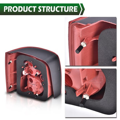 Solid Spare Fit For 2000-2005 Volkswagen Passat B5 Wagon Tail Lights Brake Lamps Left+Right