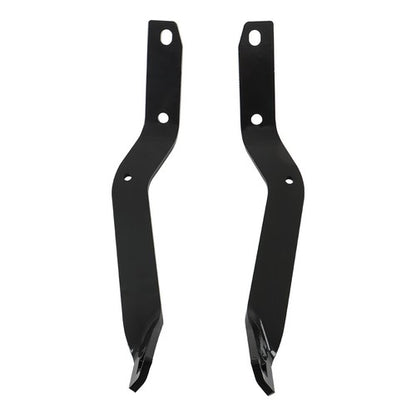 Solid Spare Rear Bumper Brackets Suitable For Ford F-100 F-250 F-350 1964-1979 Pickup Black