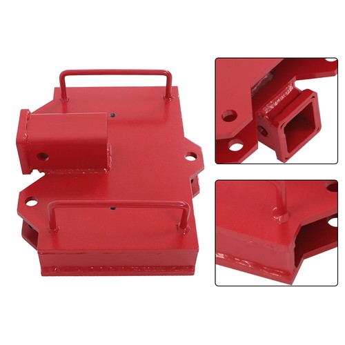Solid Spare 2'' Forklift Trailer Hitch Receiver Tow Hitch Attachments for Dual Pallet Fork