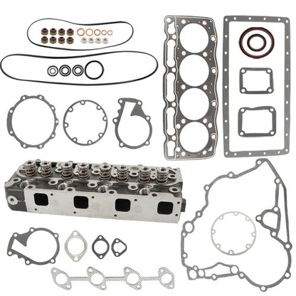 Solid Spare US Complete Cylinder Head & Full Gasket Kit For Kubota V1505 V1505 V1505T V1505E