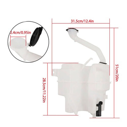Solid Spare Compatible For Toyota 2018-2022 Camry&Avalon Plastic Windshield Washer Reservoir
