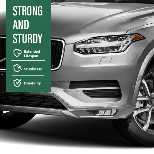 Solid Spare Fit For 2020-2024 Volvo XC90 Front Bumper Insert Fog Light Cover Left+Right