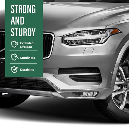 Solid Spare Fit For 2020-2024 Volvo XC90 Front Bumper Insert Fog Light Cover Left+Right