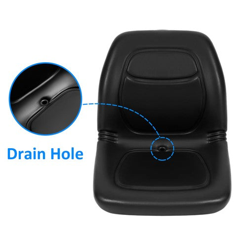 Solid Spare Black Gator Seats w/Drain Hole For Diesel TX Turf 6X4 TRAIL XUV 550 620i 850D