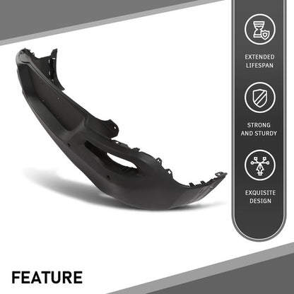 Solid Spare Fit For 2014 2015 2016 2017 2018 Jeep Cherokee Rear Bumper Cover w/Park Assist