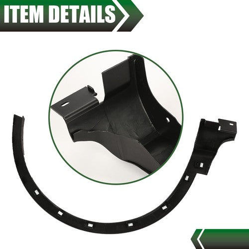 Solid Spare Front Left & Right Fender Flares Wheel Molding Fit For 2013-2017 Ford Escape