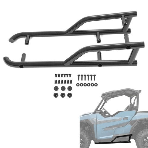 Solid Spare 2-Seat Extreme Kick Out Nerf Bars Rock Slider Fit Polaris General 1000 2016-2025