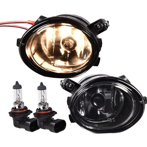 Solid Spare Bumper Fog Lights W/ Bulbs Fit For 01-05 BMW E46 3 Series M3 / 00-03 M5 Pair