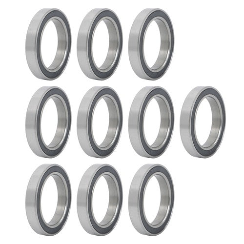 Solid Spare 10Pcs 6910-2RS Bearings 50×72×12mm Double Rubber Seals Deep Groove Ball Bearing