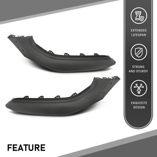 Solid Spare Fit For 2019-2022 Dodge Ram 1500 Front Bumper Filler Panel Left & Right Side