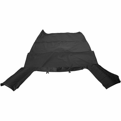Solid Spare Fit Jeep Wrangler 4 DR JK Soft Top 2007-2009 Tinted Windows Black Sailcloth