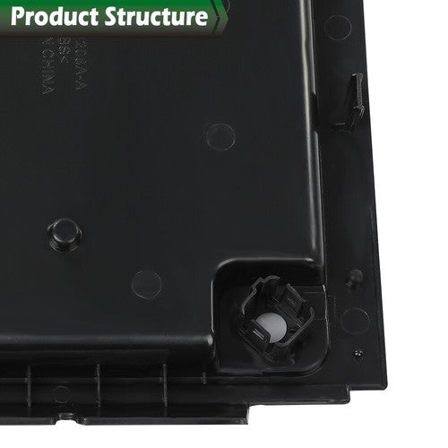 Solid Spare Dash Upper Storage Tray Mat Panel Trim Black Fit For 2004-2008 Ford F-150 F150