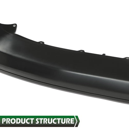 Solid Spare Fit For 2007-2009 Honda CRV CR-V Front Bumper Cover Assembly Black HO1000251