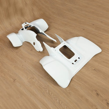 Solid Spare For Honda TRX 400EX TRX400EX 2005-2007 White Front+Rear Fender Kit ABS #117391