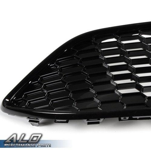 Solid Spare Black Front Upper Bumper Mesh Grille Fit For 2015-2018 Ford Focus S SE F1EZ8200B