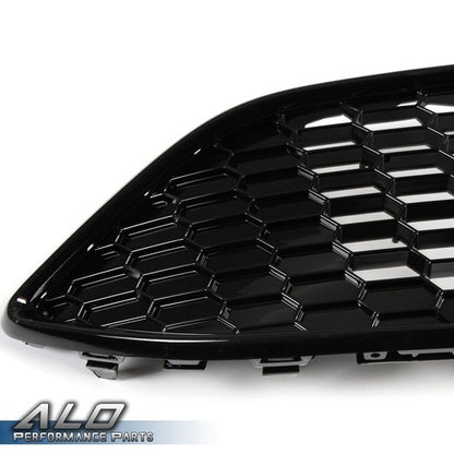 Solid Spare Black Front Upper Bumper Mesh Grille Fit For 2015-2018 Ford Focus S SE F1EZ8200B