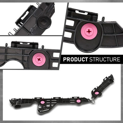 Solid Spare Fit For 2018-2024 Toyota Camry Rear Bumper Bracket Retainer Left Side TO1132128