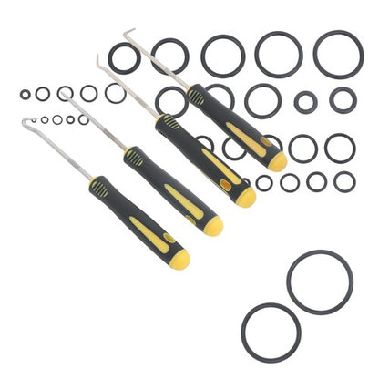 Solid Spare 1540 Pcs 32 Size O-Rings Kit Nitrile Rubber Oring Assortment with 4 Hook Set