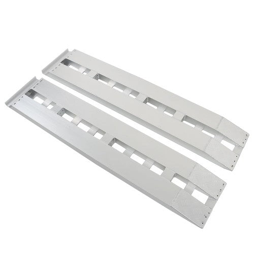 Solid Spare 2-Piece 60''x12'' Ramps 6500Lbs Car Trailer Truck Ramps Hook End Knife Aluminum