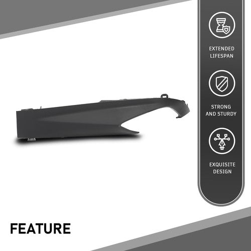 Solid Spare Valance Fit For 2016-2019 Lexus RX350 Lower Side Cover Rear Left Side LX1195106