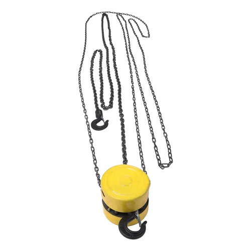 Solid Spare 1 Ton / 2200lbs Hand Chain Hoist Steel 20ft / 6m Lift 360° Swivel Hook G60
