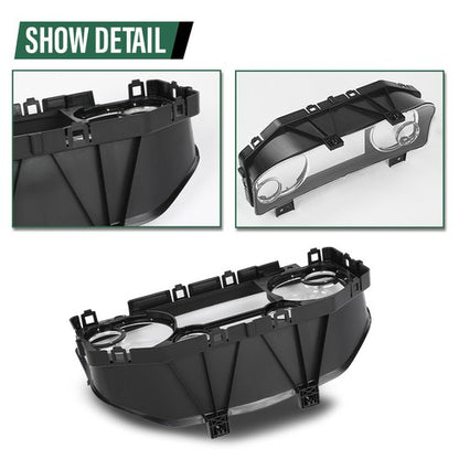 Solid Spare Fit For 2013-2018 Dodge Ram 1500 2500 Instrument Speedometer Gauge Cluster Lens