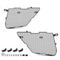 Solid Spare Fit For 2020-2025 Corvette C8 Aluminium Radiator Mesh Grill Grille Guards Covers
